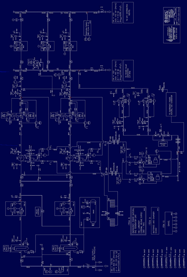 plano de piping desarrollado por ingenieria de detalles